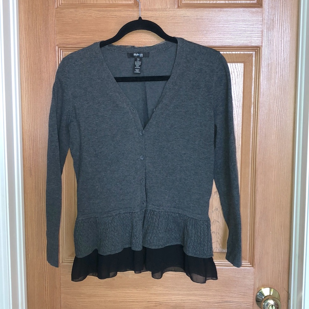 Women’s cardigan in size MP.  Mixed materials
